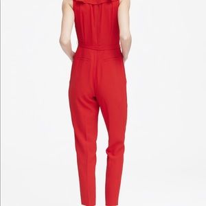 red jumpsuit banana republic
